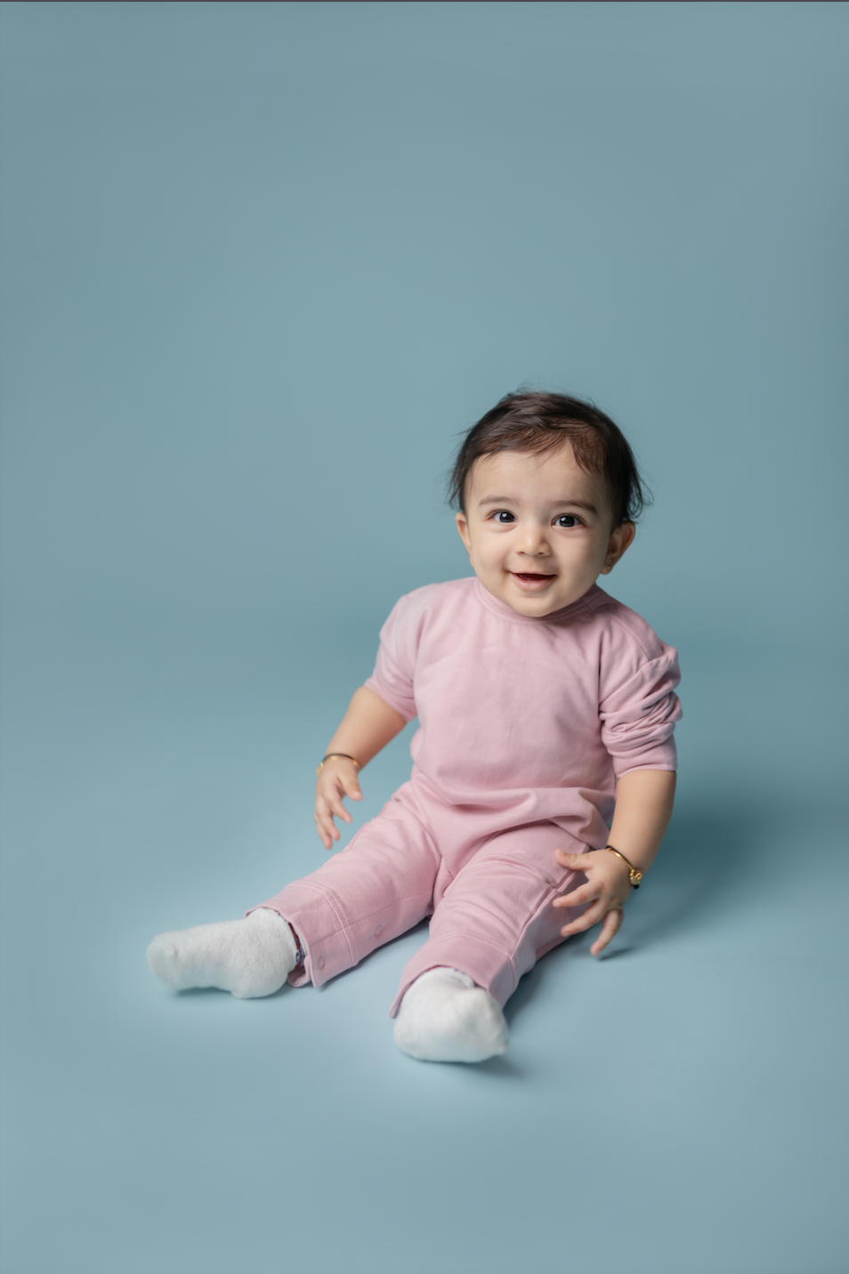 An Organic Cotton Winter Romper for Babies