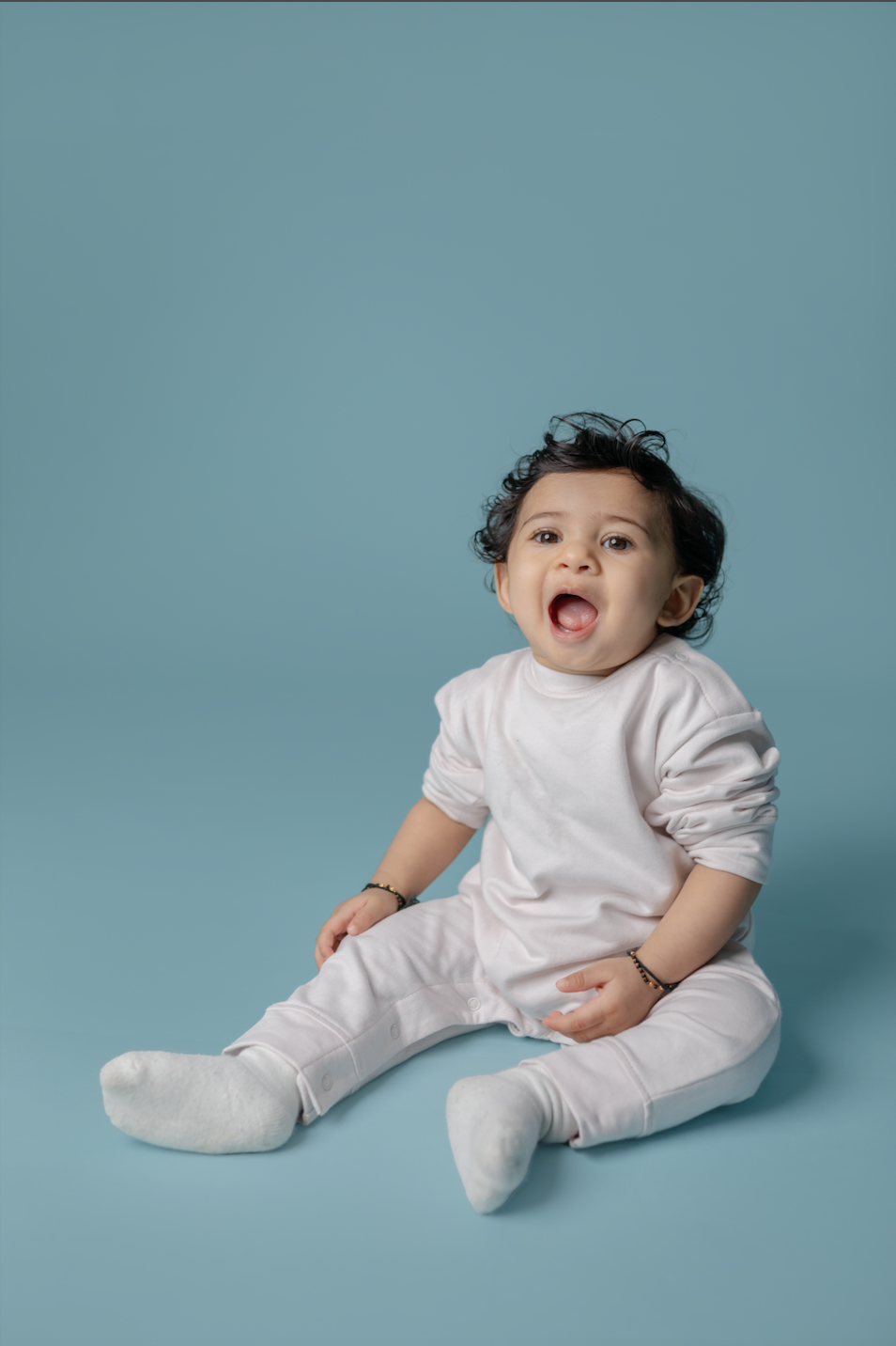 An Organic Cotton Winter Romper for Babies