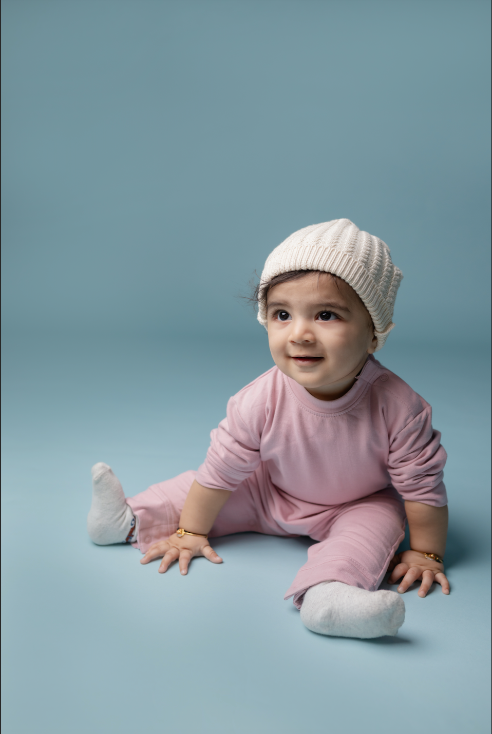 An Organic Cotton Winter Romper for Babies